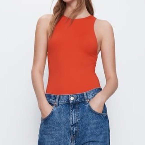 Zara Halter-neck Bodysuit - Picture 1 of 3